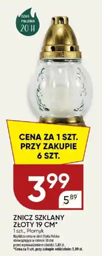 Chata Polska Znicz Szkłany Złoty oferta