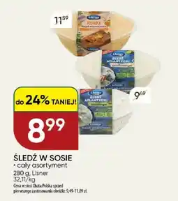 Chata Polska Śledź w sosie Lisner oferta