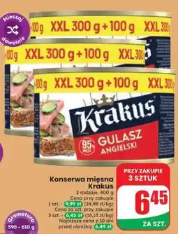 Dino Konserwa mięsna KRAKUS oferta