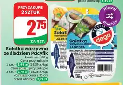 Dino Sałatka warzywna ze śledziem Pacyfik oferta