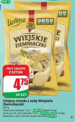 Dino Chipsy masło z solą Wiejskie Ziemniaczki oferta