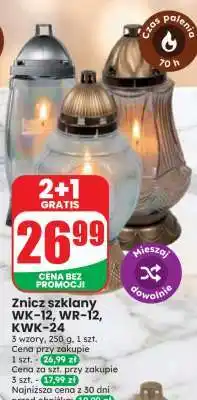 Dino Znicz szklany WK-12, WR-12 KWK-24 oferta