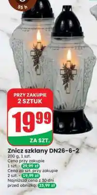 Dino Znicz szklany DN26-6-2 oferta