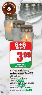Dino Znicz szklany zalewany Z-422 oferta