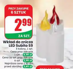 Dino Wkład do znicza LED Subito S9 oferta
