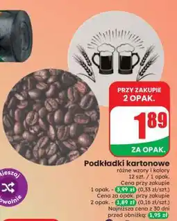 Dino Podkładki kartonowe oferta