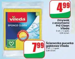 Dino Ściereczka pucerka gąbkowa Vileda oferta