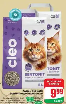 Dino Żwirek dla kota bentonitowy lawendowy oferta
