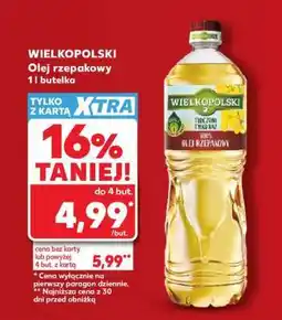 Kaufland WIELKOPOLSKI Olej rzepakowy 1L butelka oferta
