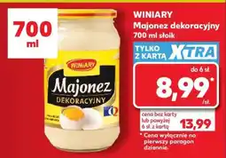 Kaufland WINIARY Majonez dekoracyjny 700 ml słoik oferta
