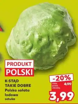 Kaufland Polska sałata lodowa oferta
