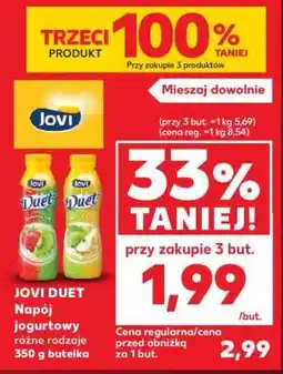 Kaufland JOVI DUET Napój jogurtowy różne rodzaje 350 g butelka oferta