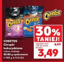 Kaufland CHEETOS Chrupki kukurydziane różne rodzaje oferta