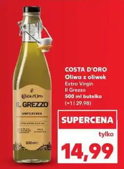 Kaufland COSTA D’ORO Oliwa z oliwek Extra Virgin Il Grezzo 500 ml butelka oferta