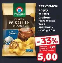 Kaufland PRZYSNACKI Chipsy w kotle prażone oferta