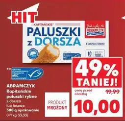 Kaufland ABRAMCZYK Kapitańskie paluszki rybne z dorsza lub łososia oferta