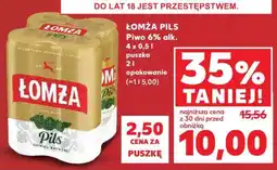 Kaufland Łomża Pils oferta