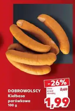 Kaufland DOBROWOLSCY Kiełbasa parówkowa 100 g oferta