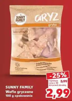 Kaufland SUNNY FAMILY Wafle gryczane oferta