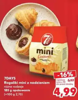 Kaufland 7DAYS Rogaliki mini z nadzieniem oferta