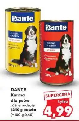 Kaufland DANTE Karma dla psów oferta