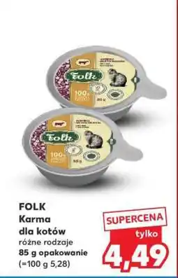 Kaufland FOLK Karma dla kotów oferta
