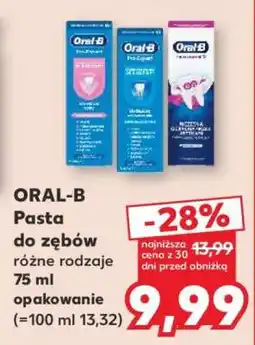 Kaufland ORAL-B Pasta do zębów różne rodzaje 75 ml oferta