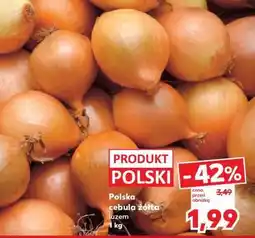 Kaufland Polska cebula żółta luzem 1 kg oferta