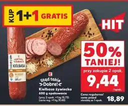 Kaufland Kiełbasa żywiecka oferta