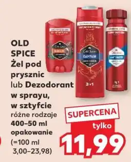 Kaufland OLD SPICE Żel pod prysznic lub Dezodorant w sprayu, w sztyfcie oferta