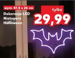 Kaufland Dekoracja LED Nietoperz Halloween oferta