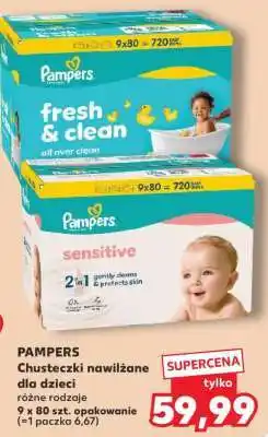 Kaufland PAMPERS Chusteczki nawilżane dla dzieci oferta
