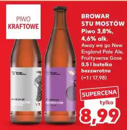 Kaufland BROWAR STU MOSTÓW Piwo 3,8%, 4,6% alk oferta