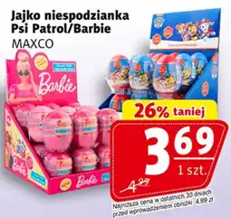 Prim Market Jajko niespodzianka Psi Patrol/Barbie MAXCO oferta