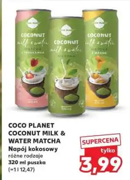 Kaufland COCO PLANET COCONUT MILK & WATER MATCHA oferta