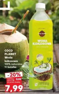 Kaufland COCO PLANET Woda kokosowa 100% naturalna 1 l butelka oferta
