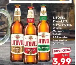 Kaufland LITOVEL Piwo 4,2%, 4,6%, 5% alk oferta