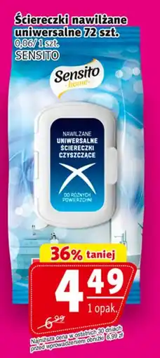 Prim Market Ściereczki nawilżane uniwersalne Sensito home oferta