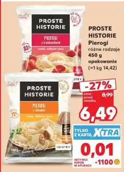 Kaufland PROSTE HISTORIE Pierogi oferta
