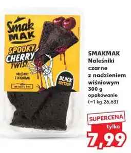 Kaufland SMAKMAK Naleśniki czarne z nadzieniem wiśniowym 300 g opakowanie oferta
