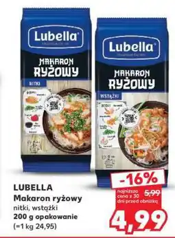 Kaufland Lubella Makaron ryżowy oferta