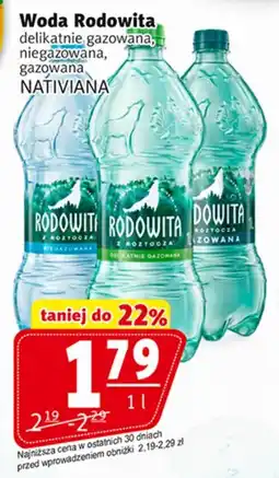 Prim Market Woda Rodowita NATIVIANA oferta