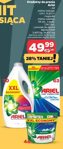 Netto Produkty do prania Ariel oferta