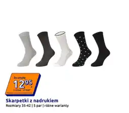 Action Skarpetki z nadrukiem oferta