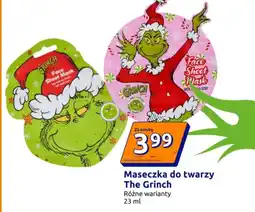 Action Maseczka do twarzy The Grinch oferta