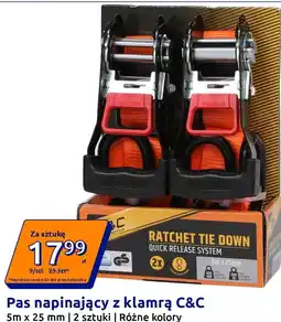Action Pas napinający z klamrą C&C 5m x 25 mm 2 sztuki oferta