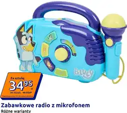 Action Zabawkowe radio z mikrofonem Bluey oferta