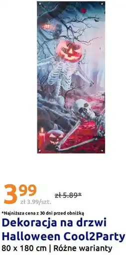 Action Dekoracja na drzwi Halloween Cool2Party 80 x 180 cm | Różne warianty oferta