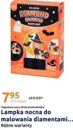 Action Lampka nocna do malowania diamentami Kids Kingdom oferta