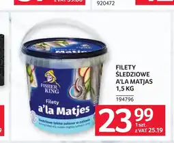 Selgros Filety śledziowe Fisher King oferta